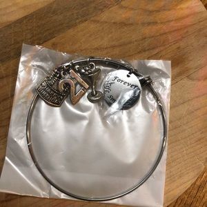 NEW Alex and Ani 21ts BIRTHDAY BRACELET